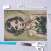 Papier Mousseline Dirty Martini Doll Cocktail Cutie Découpage (Artisanat)