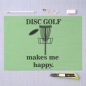 Papier Mousseline Disk Golf me rend heureux Disk Golf (Artisanat)