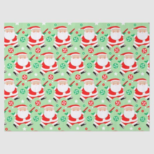 Papier Mousseline Disque Golf Noël cadeau de vacances (Recto)