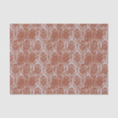 Papier Mousseline Distressed Burange Grunge Damask (Recto)