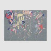 Papier Mousseline Diverses Actions, Kandinsky (Recto)