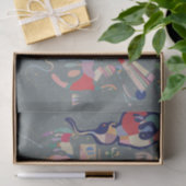 Papier Mousseline Diverses Actions, Kandinsky (Cadeau)