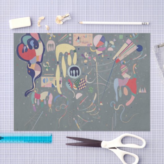 Papier Mousseline Diverses Actions, Kandinsky (Artisanat)
