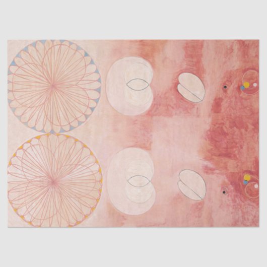 Papier Mousseline Dix ans les plus grands n° 9 par Hilma Klint (Recto)