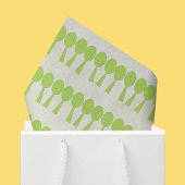 Papier Mousseline DIY Decoupage Modern Green Forest