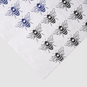 Papier Mousseline do-it-yourself 3 couleurs Bumble Bee Dessin #1 (Détail)