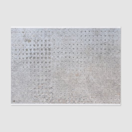 Papier Mousseline Do-it-yourself en béton texturé industriel en béto (Recto)