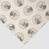 Papier Mousseline Doberman Pinscher Peinture Dobie Craché Chien Art (Détail)