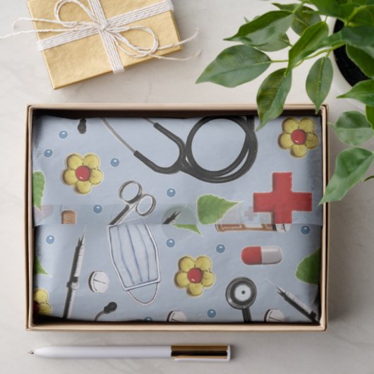 Papier Mousseline Docteur Médicale (Cadeau)