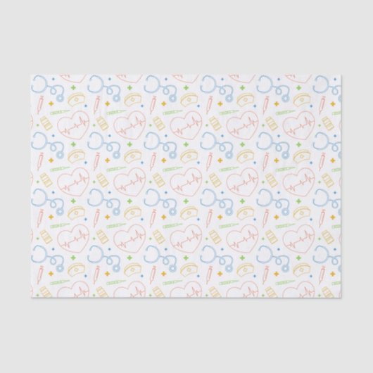 Papier Mousseline Doctor Nurse (Recto)