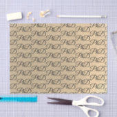 Papier Mousseline Doctorat Gold Black Graduation Celebration (Artisanat)