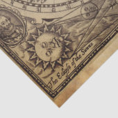 Papier Mousseline Document de découpage de la carte mondiale (Détail)