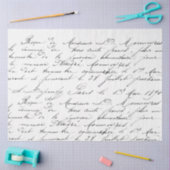 Papier Mousseline Document de découpage de script (Artisanat)
