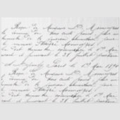 Papier Mousseline Document de découpage de script (Recto)