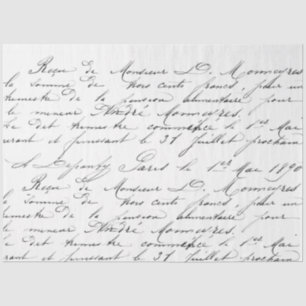 Papier Mousseline Document de découpage de script