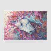 Papier Mousseline Document de découpage Unicorne 8 (Recto)