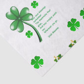 Papier Mousseline Document de fond de la Saint Patrick (Détail)