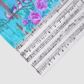 Papier Mousseline Document de travail de coordination musicale pour (Détail)