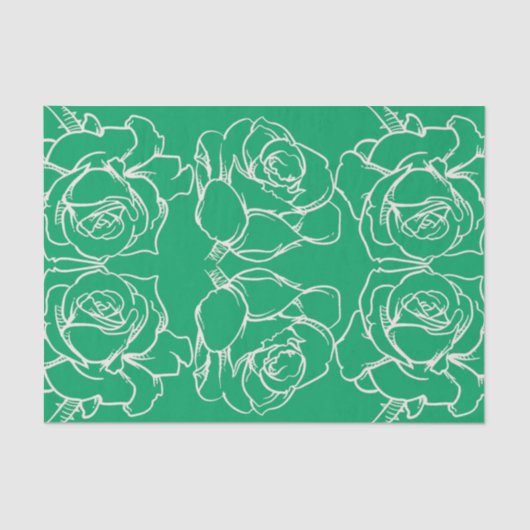 Papier Mousseline Document de travail du Rose du patrimoine (Recto)