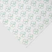 Papier Mousseline Document de travail - Plan Shamrock vert (Détail)