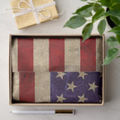 Papier Mousseline Document de travail sur le drapeau des États-Unis  (Cadeau)