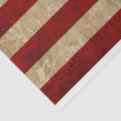 Papier Mousseline Document de travail sur le drapeau des États-Unis  (Détail)