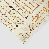 Papier Mousseline Document manuscrit vintage Papier papier (Détail)