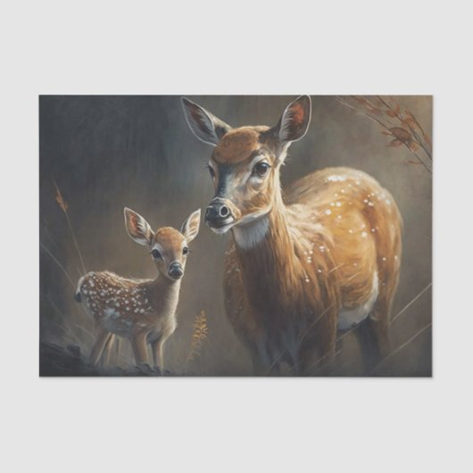 Papier Mousseline Doe et fawn (Recto)
