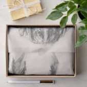 Papier Mousseline Dogue Allemand (Cadeau)