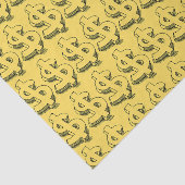 Papier Mousseline dollar or (Détail)