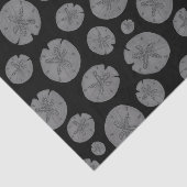 Papier Mousseline Dollars de sable gris pour Halloween noir (Détail)