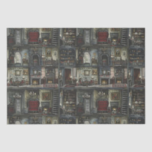 Papier Mousseline Dollshouse gothique victorienne Dark Academia