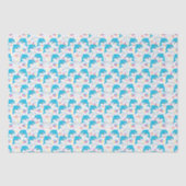 Papier Mousseline Dolphin Birthday Tissue Paper (Recto)