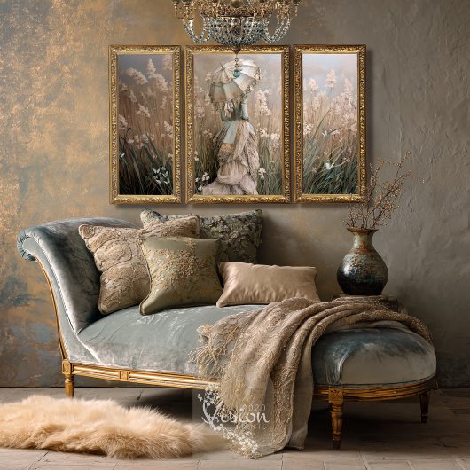 Papier Mousseline Domaine des rêves, de la Pampas Grass & Papillons