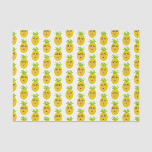 Papier Mousseline Don d'ananas sucré Whimsical (Recto)