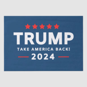 Papier Mousseline Donald Trump 2024 et l'Amérique