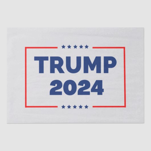Papier Mousseline Donald Trump 2024 redonne l'élection américaine (Recto)