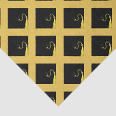 Papier Mousseline Dons de diplôme Gold (Détail)