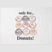 Papier Mousseline Donut Doughnut Sweet Funny Anniversaire (Recto)
