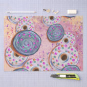 Papier Mousseline Donuts (Artisanat)