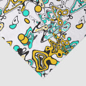 Papier Mousseline Doodle, abstrait (Détail)