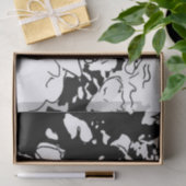 Papier Mousseline Doodle de fleurs (Cadeau)