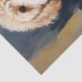 Papier Mousseline Doodle doré Dapper dans un style élégant (Détail)