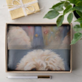 Papier Mousseline Doodle doré Dapper dans un style élégant (Cadeau)