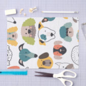 Papier Mousseline Doodles de chien - Harvey (Artisanat)