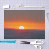 Papier Mousseline Dordogne Sunrise (Artisanat)