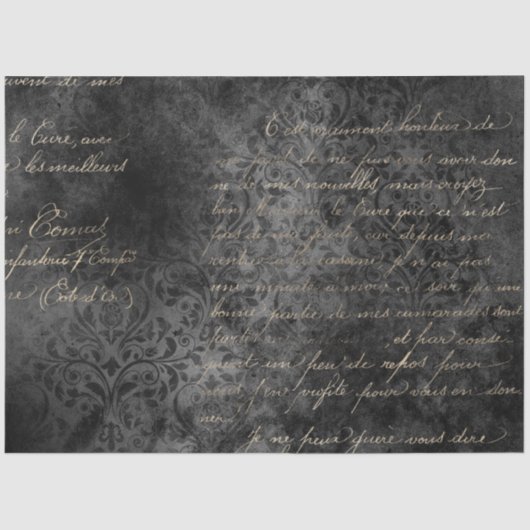 Papier Mousseline Dorian Gris Series Design 17 (Recto)