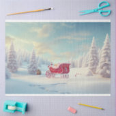 Papier Mousseline Dormir dans le papier de découpage de neige 2 (Artisanat)