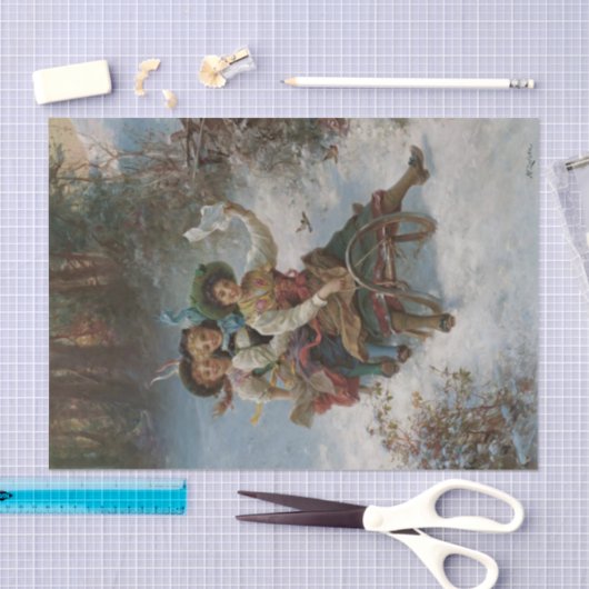 Papier Mousseline Dormir par Hans Katzka (Artisanat)