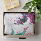 Papier Mousseline Dot Peint Arc-en-ciel Couleurs Dragon Découpage (Cadeau)